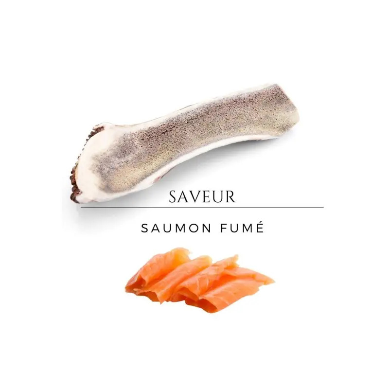 Bois de cerf tranché saveur saumon fumé