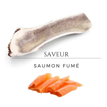 Bois de cerf tranché saveur saumon fumé